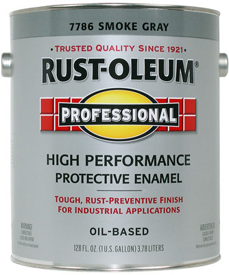 Professional Enamel Paint, Smoke Gray Gloss, 1-Gallon (2 pieces)