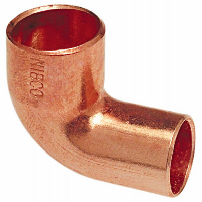 Copper Pipe 90-Degree Elbow, 3/4 In. FTGxC