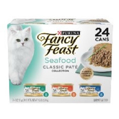 Cat Food, Seafood Variety, 24-Pk. Cans