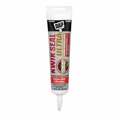 Kwik Seal Ultra Kitchen & Bath Sealant, Clear, 5.5-oz.
