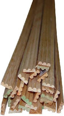 Solid Pine Trim, Beaded Screen, 1/4 x 3/4 In. x 8 Ft. (16 pieces)