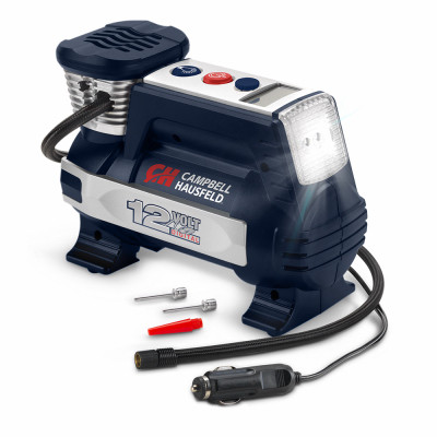 12-Volt Tire Inflator, Digital Programming, LED Light