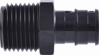 PEXA Plastic Expansion Adapter, 1/2 x 1/2 In. MNPT, 5-Pk.