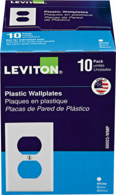 10PK WH DUP PLATE