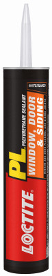 PL Polyurethane Door, Window & Siding Sealant, White, 10 oz. Cartridge