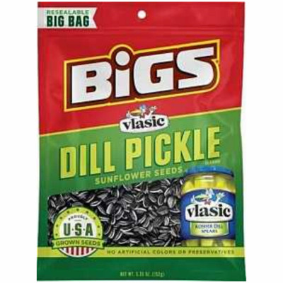 Vlasic Dill Pickle Flavored Sunflower Seeds, 5.35 oz. (12 pieces)