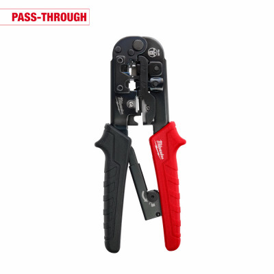 Ratcheting Pass-Through Crimper & Stripper
