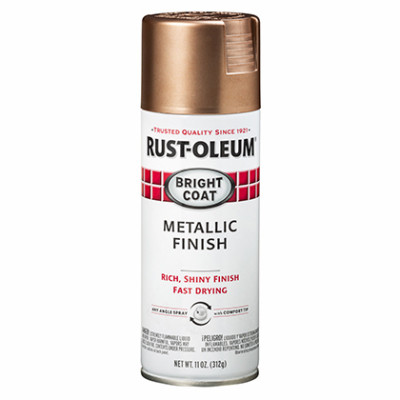 Bright Coat Metallic Spray Enamel, Rose Gold, 11-oz. (6 pieces)