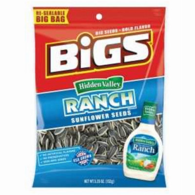 Hidden Valley Zesty Ranch Sunflower Seeds, 5.35 oz. (12 pieces)