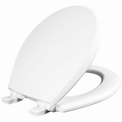Toilet Seat, Whisper Close, Round, White