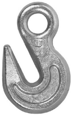 Eye Grab Hook, Zinc Plated, 3/8 In.
