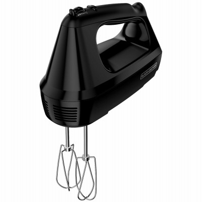 6-Speed Hand Mixer with Turbo Boost, Black
