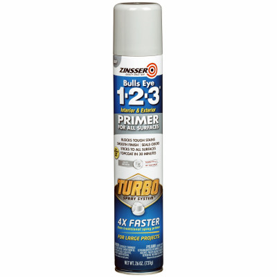 Bulls Eye 1-2-3 Turbo Primer, Gray, 26-oz. Spray