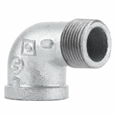 1 In. Galvanized Pipe 90 Degree Street Elbow