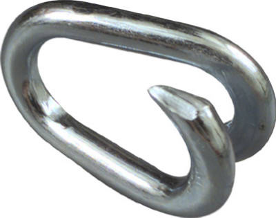 Lap Connecting Link, Zinc, 3/8 In.