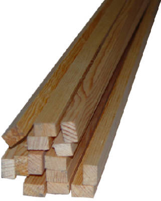 Solid Pine Moulding, Square, 1-1/16 x 1-1/16 In. x 8 Ft. (4 pieces)