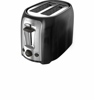 2-Slice Extra Wide Slot Toaster, Black, Silver,