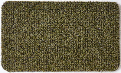 Clean Machine Shoe Scraper Door Mat, Green, 24 x 36 In.