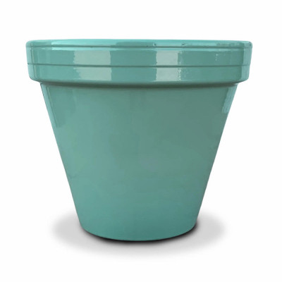 Ceramic Planter Saucer, Sage Green, 6.5 In. (10 pieces)