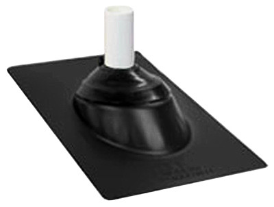 Galvanized Base Roof Flashing, Black, 10-3/4 x 14-1/2-In.