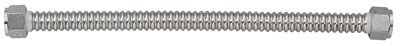 Water Heater Connector, Corrugated Stainless Steel, 3/4 FIP x 24 In.