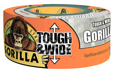 Tough & Wide Tape, Silver, 2.88-In. x 30-Yds.