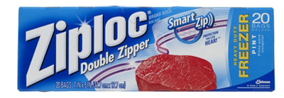Freezer Bags, Pint, 20-Ct.