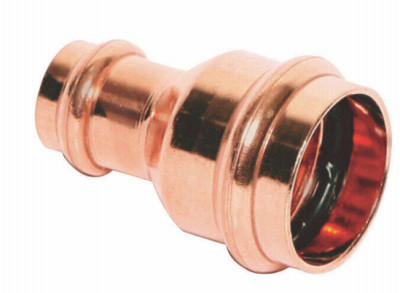 3/4 x 1/2 In. Press by Press Copper Pipe Reducing Coupling