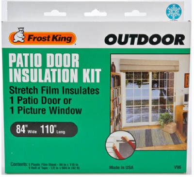 Outdoor Patio Door Insulation Kit, 84 x 110 In.