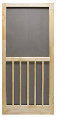 Nantucket Screen Door, Wood, 32 x 80-1/2-Inch