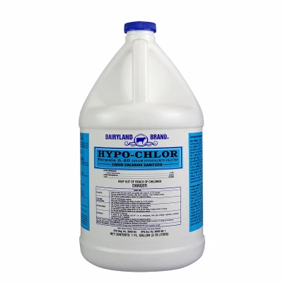 Hypo-Chlor Sanitizer For Dairy Applications, 6.40, 1-Gal. (6 pieces)