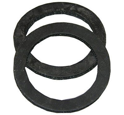 Rubber Cloth Inserted Tailpiece Washers, 1-1/2 In., 2-Pk.