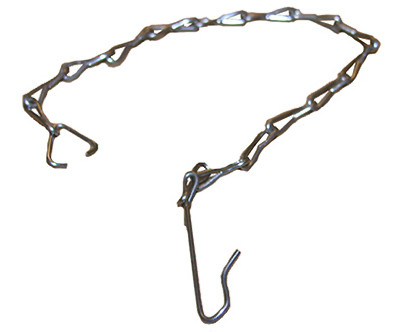 Chain and Hook For Toilet Flapper, 9-1/2 In.