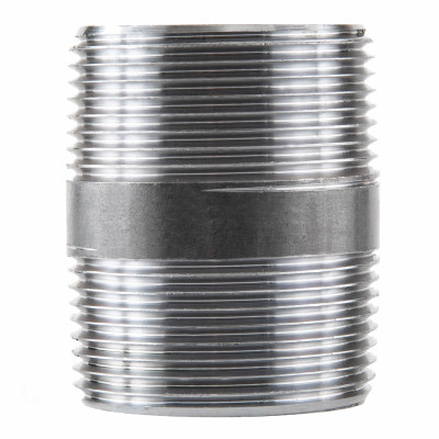 1-1/4 x 2 In. Black Pipe Nipple