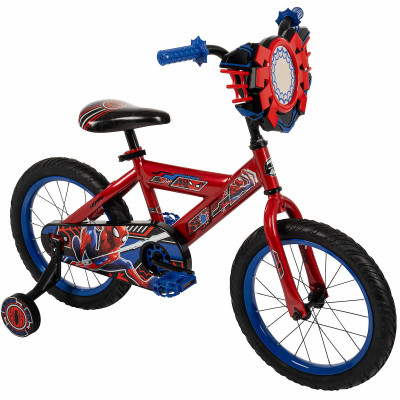 Kids' Spider-Man Bike with Training Wheels, 16 In.