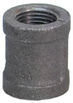 Black Pipe Malleable Coupling, Right Hand, 1 In.