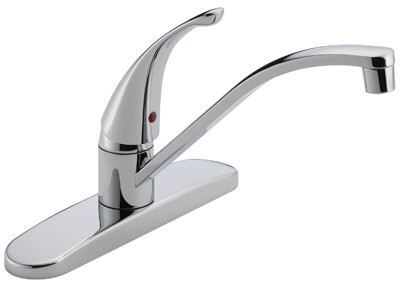 Kitchen Faucet, Single-Lever, Chrome