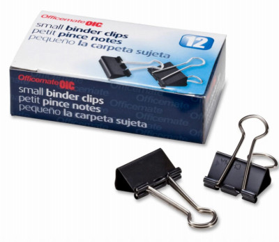 Binder Clips, Small, 12-Pk.