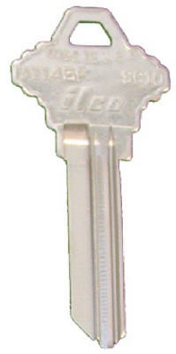 Key Blank For Schlage Lockset, F, 6-Pin (10 pieces)
