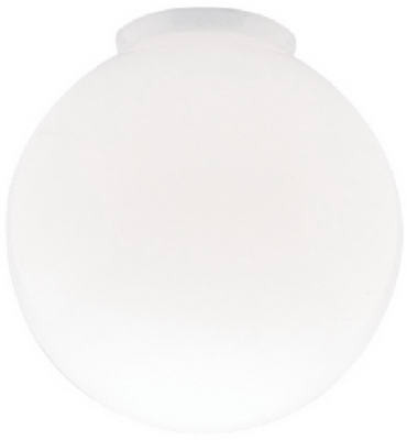 Gloss White Ball Globe, 6-In. (6 pieces)