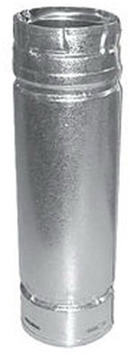 Pellet Vent Pipe, Twist Lock, 4 x 36 In.