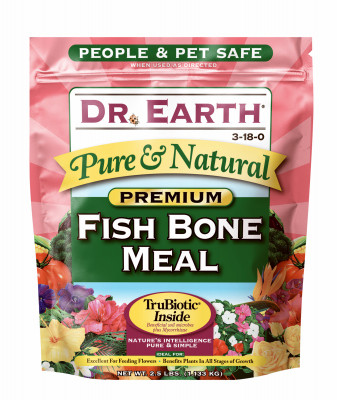 Fish Bone Meal, Organic, 3-18-0, 2.5 Lb. Box