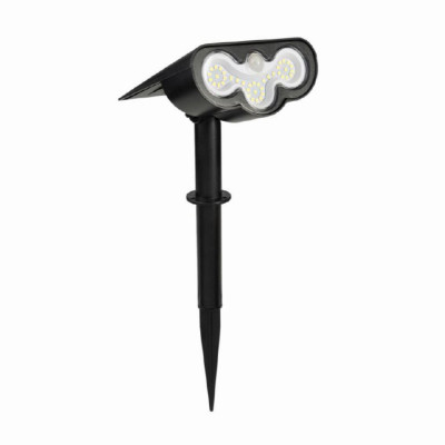 Solar Motion Security Light, Stake or Wall Mount