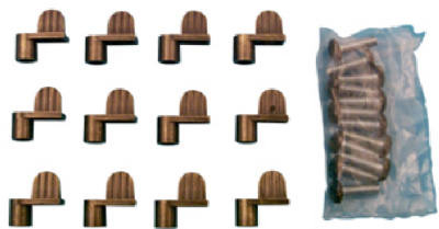 Screen Clips With Screws, Bronze, 5/16 In., 12-Pk.