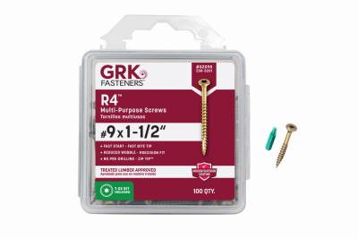GRK R4 #9 x 1-1/2" Screws 100-Ct.
