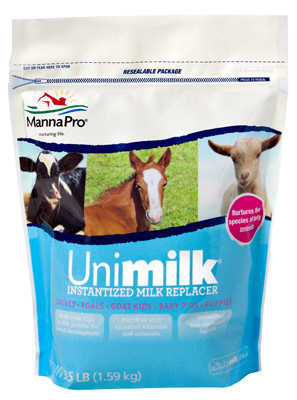 Unimilk Livestock Milk Replacer, 3-1/2-Lbs.