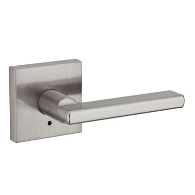 Halifax Privacy Lever Lock, Satin Nickel