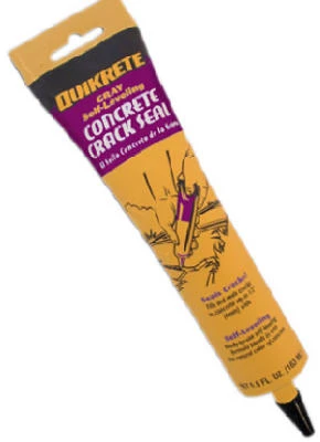 Concrete Crack Seal, Gray, 5.5-oz.