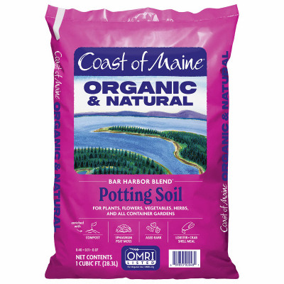 Bar Harbor Blend Organic & Natural Potting Soil, 1 Cu. Ft.