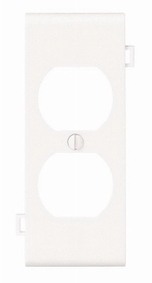 WHT DUPLEX CENTER PLATE